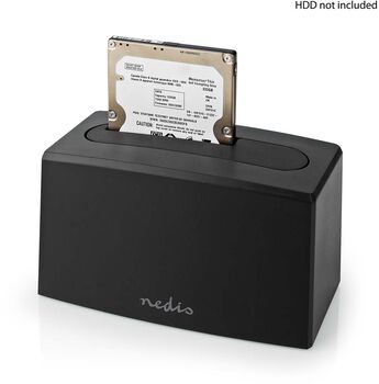 Nedis hýsing fyrir 2,5" og 3,5" HDD/SSD