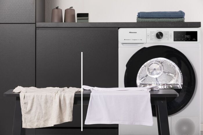 Hisense þurrkari HDHEP82A - Hvítur
