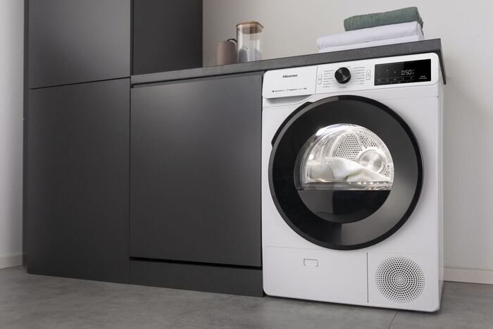 Hisense þurrkari HDHEP82A - Hvítur