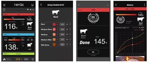 HerQs Digital Dome kjöthitamælir 