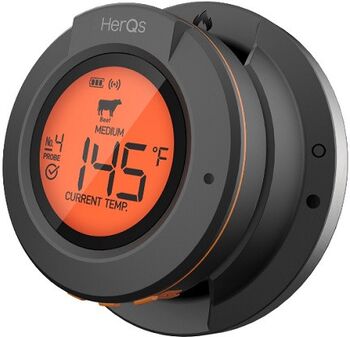 HerQs Digital Dome kjöthitamælir 