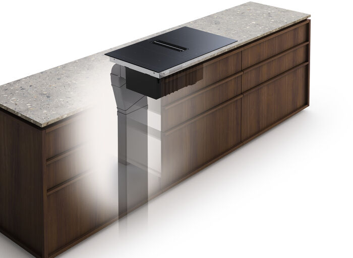 Electrolux spanhelluborð með gufugleypi