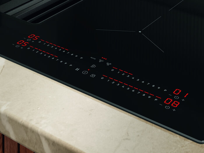 Electrolux spanhelluborð með gufugleypi