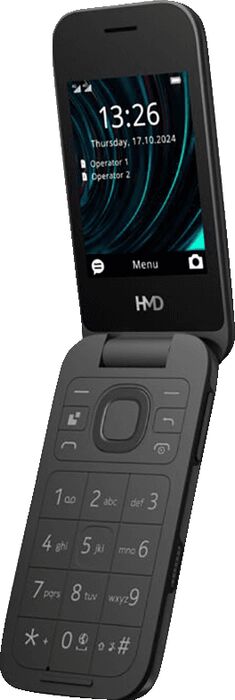 HMD 2660 samlokusími - Svartur