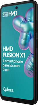 HMD Fusion X1 snjallsími 128 GB - Svartur 