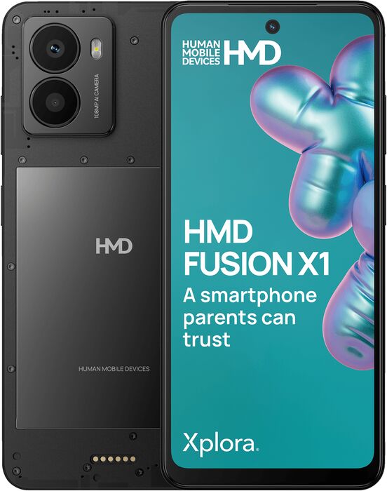HMD Fusion X1 snjallsími 128 GB - Svartur 