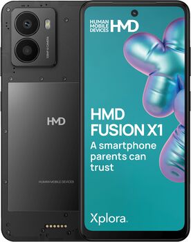 HMD Fusion X1 snjallsími 128 GB - Svartur 