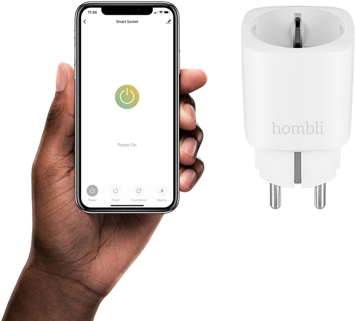 Hombli snjallinnstunga - Hvít