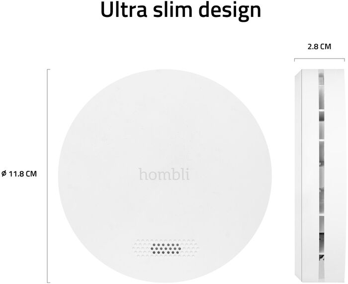 Hombli snjallreykskynjari - Hvítur