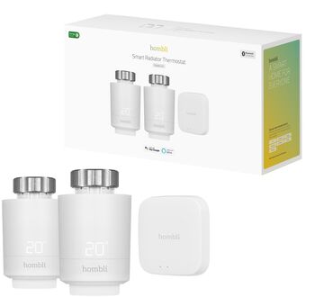 Hombli snjallofnastillir 2stk + brú - Hvítt