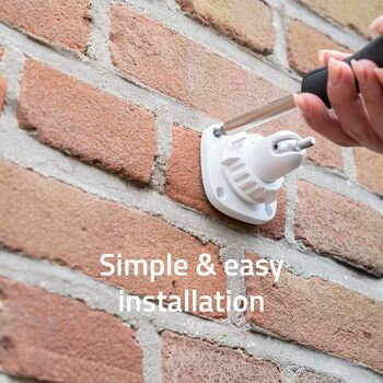 Hombli Solar 2K öryggismyndavél - Hvít