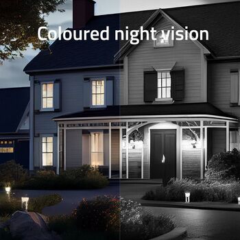 Hombli Solar 2K öryggismyndavél - Hvít