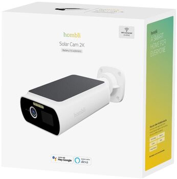 Hombli Solar 2K öryggismyndavél - Hvít