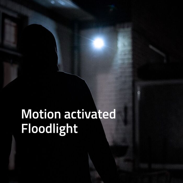 Hombli Solar 2K öryggismyndavél - Hvít