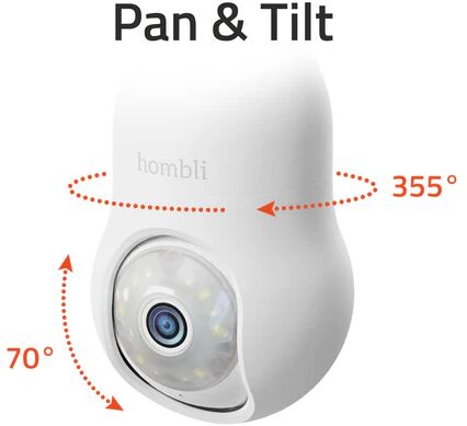 Hombli Bulb Cam 2K öryggismyndavél - Hvít