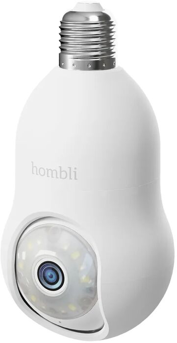 Hombli Bulb Cam 2K öryggismyndavél - Hvít
