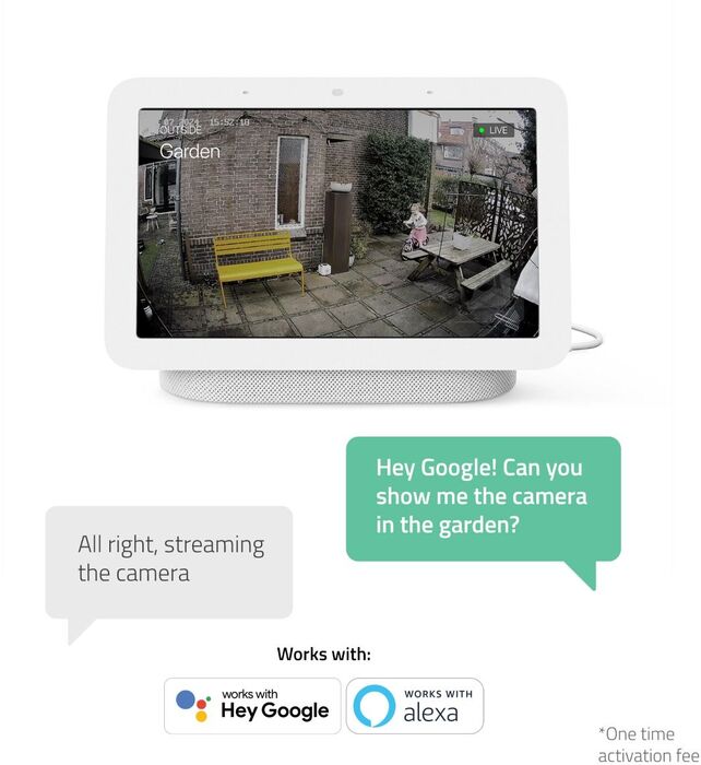 Hombli Solar 2K öryggismyndavél - Svört