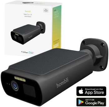 Hombli Solar 2K öryggismyndavél - Svört