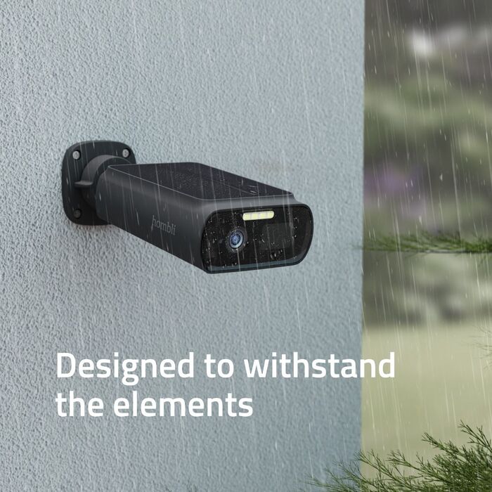 Hombli Solar 2K öryggismyndavél - Svört