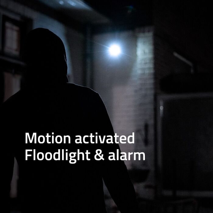 Hombli Solar 2K öryggismyndavél - Svört