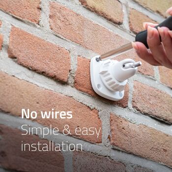 Hombli Solar 2K öryggismyndavél - Svört