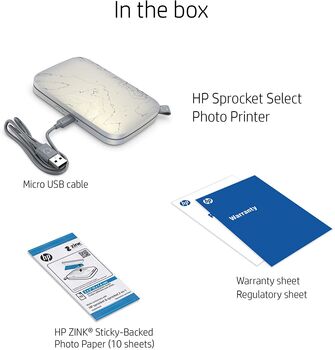 HP Sprocket Select Eclipse ferðaljósmynda prentari