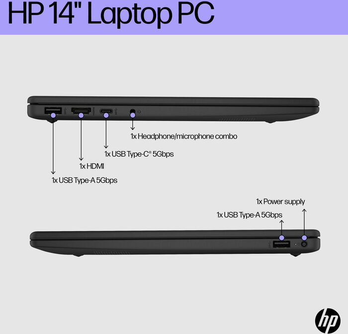 HP U5/16/512GB 14" fartölva