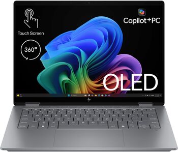 HP OmniBook X Flip AI7/16/512 GB 14" fartölva - Silfur