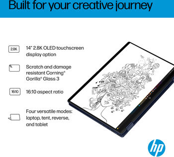 HP OmniBook X Flip 14 U5/16/512GB 14" fartölva