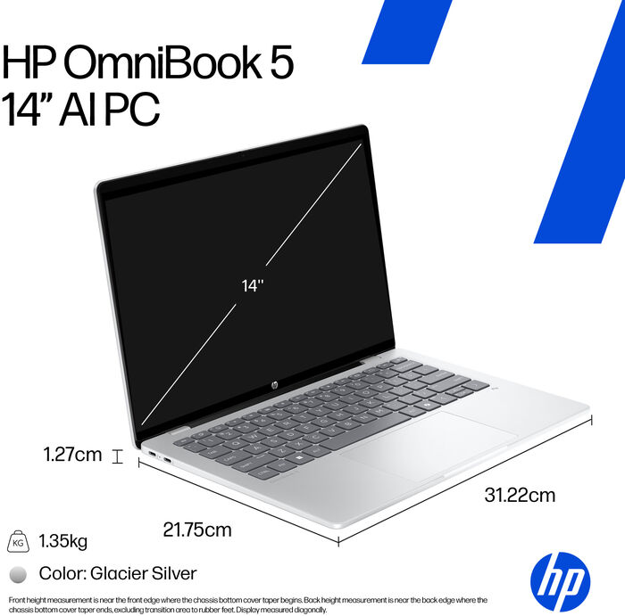 HP OmniBook 5 SDXPLUS/16/512GB 14" fartölva