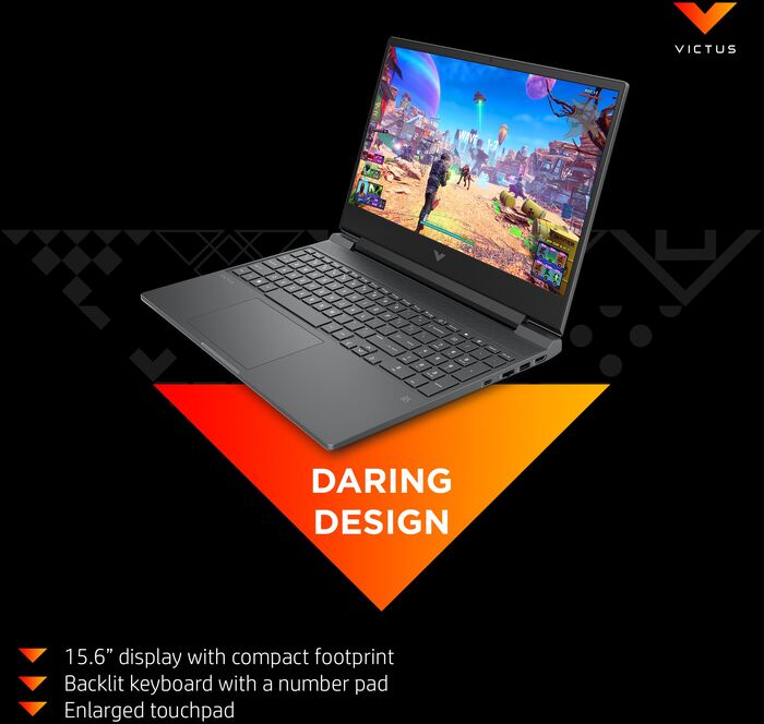 HP Victus 15 i5/8/512/2050/144Hz 15,6" leikjafartölva