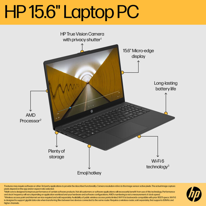 HP R3/8/128 GB 15.6" fartölva