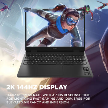 HP Omen 16 AI7/16/1TB/5060 16" leikjafartölva - Svört