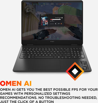 HP Omen 16 AI7/16/1TB/5060 16" leikjafartölva - Svört
