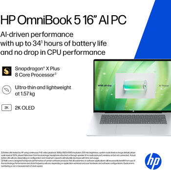 HP OmniBook 5 SDXPLUS/16/512GB 16" fartölva