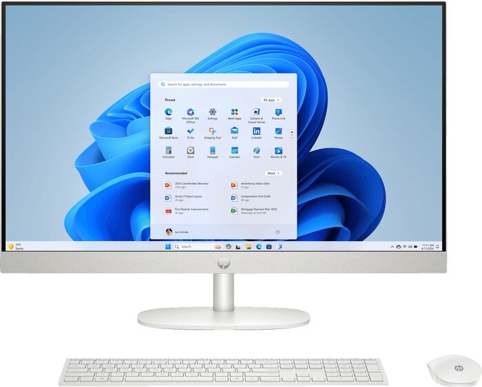 HP All-in-one R5/8/512GB 24" skjátölva