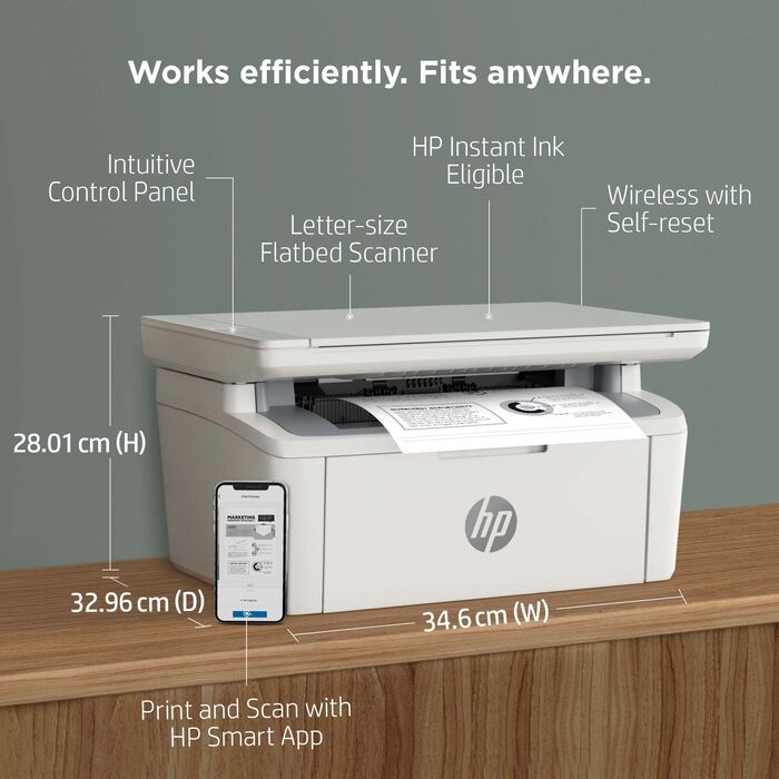 HP LaserJet M140W laserprentari