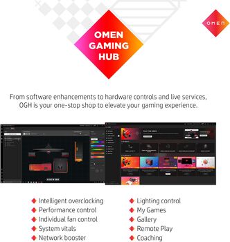 HP Omen 25L i5/16/1TB/4060Ti leikjaturn