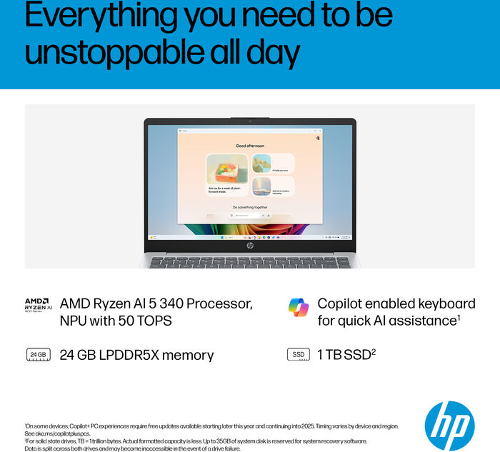 HP OmniBook 3 AI5/24/1TB 14" fartölva