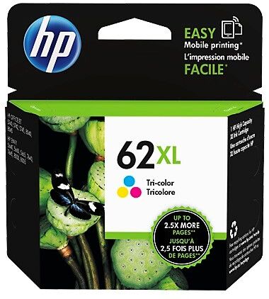 HP 62XL blekhylki - C/Y/M
