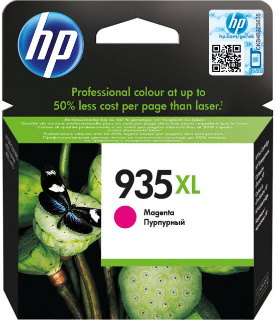 HP 935XL blekhylki - Magenta