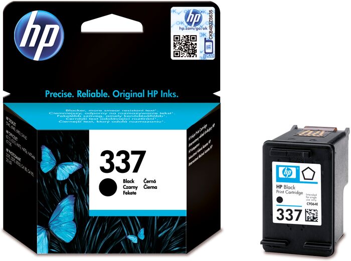 HP 337 blekhylki - Svart