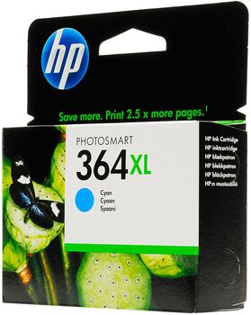 HP 364XL Blekhylki - Cyan