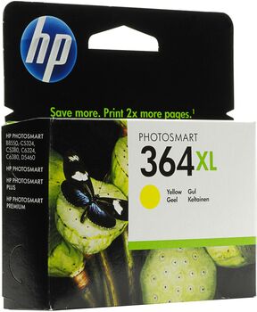 HP 364XL Blekhylki - Gult