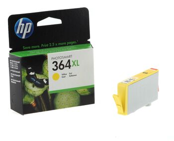 HP 364XL Blekhylki - Gult