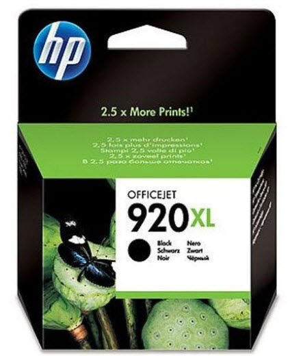 HP 920XL Blekhylki - Svart