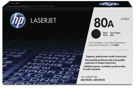 HP Toner 80A - Svartur