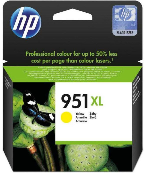 HP 951XL blekhylki - Gult