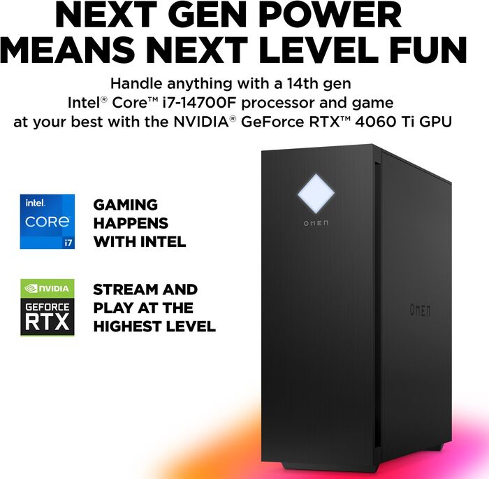 HP Omen i7/16/1TB/4060Ti leikjaturn