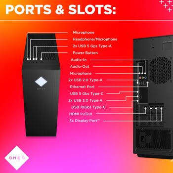 HP Omen i7/16/1TB/4060Ti leikjaturn